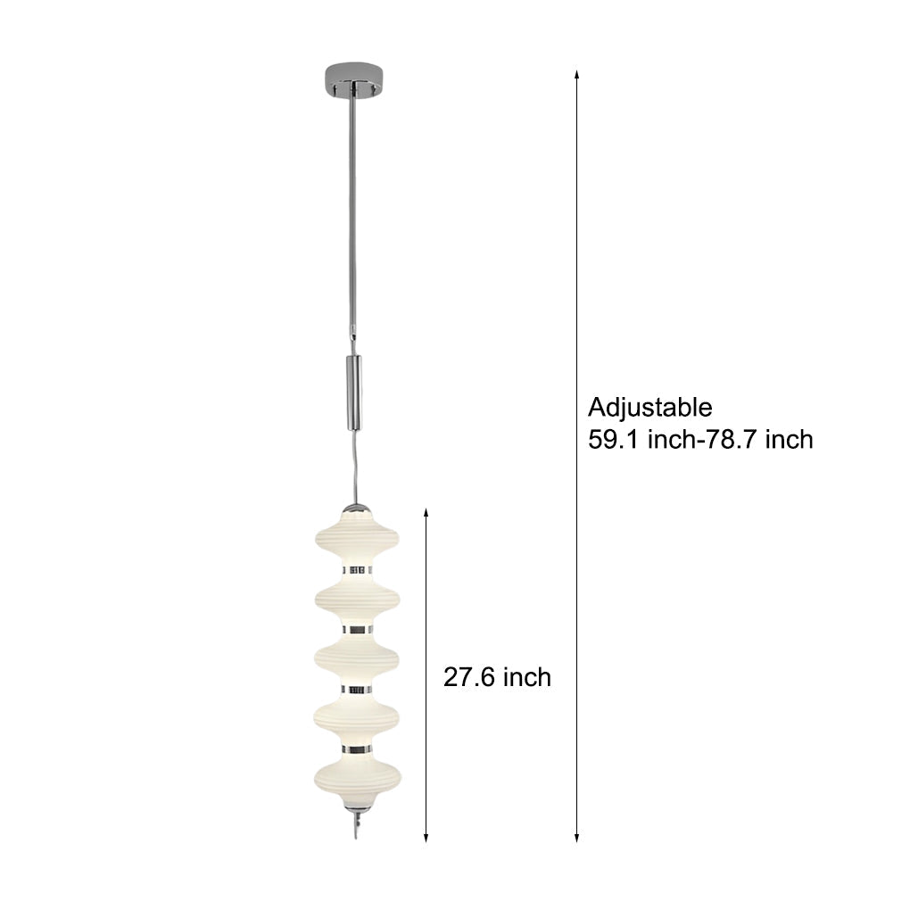 Glass Creative Gourd Metal LED Modern Minimalist Small Chandelier Light Design