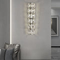 Cylindrical Crystal Three Step Dimming Light LED Modern Wall Sconces Lighting - Dazuma