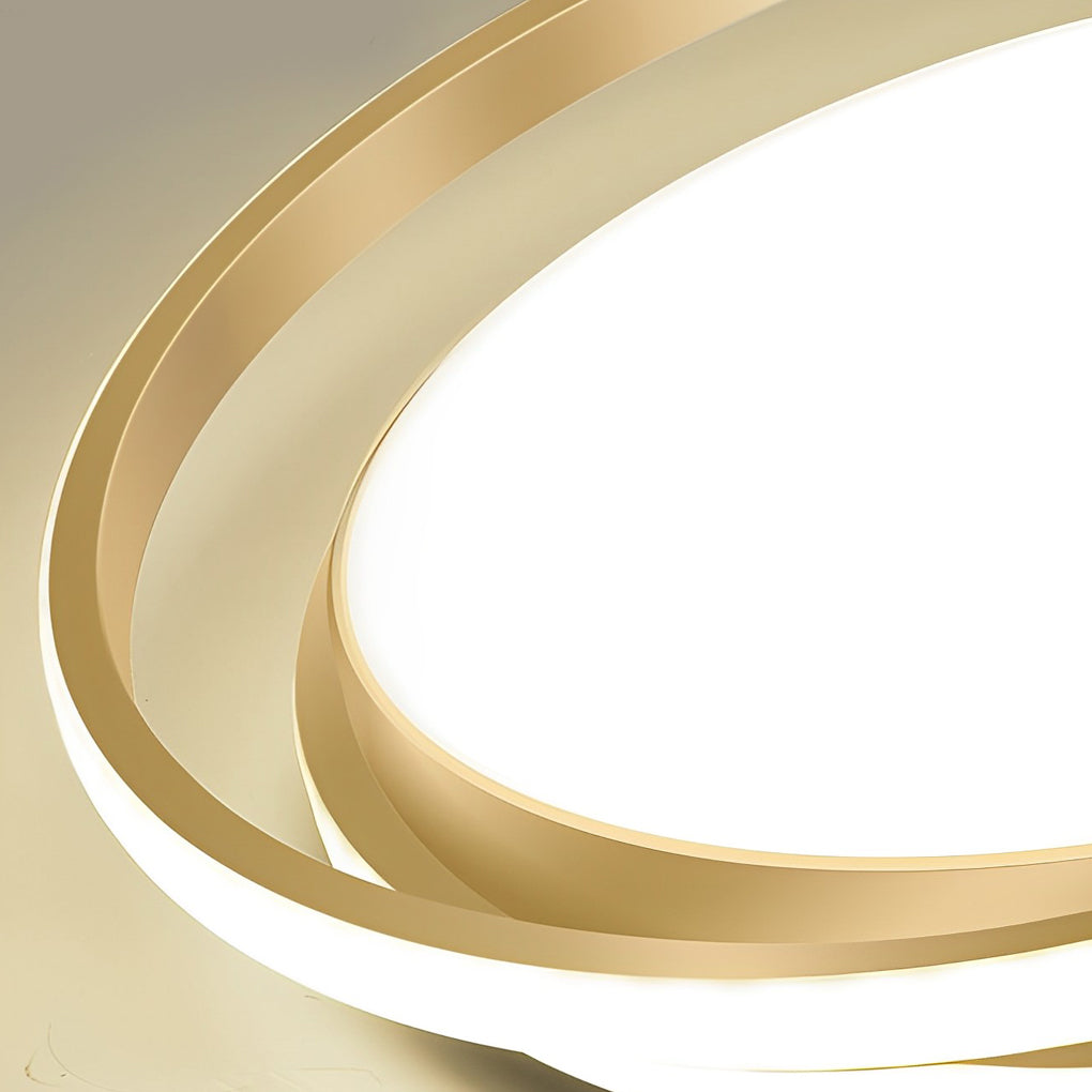 Circular LED Stepless Dimming Modern Ceiling Lightings with Remote Control