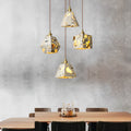 Retro Creative Terrazzo Concrete Eye Protection Nordic LED Chandelier - Dazuma
