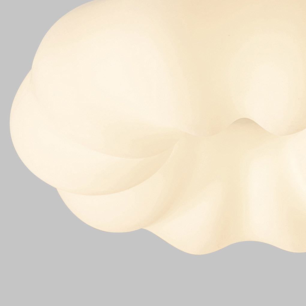 Pumpkin Shape Clouds Stepless Dimming LED White Nordic Ceiling Lightings
