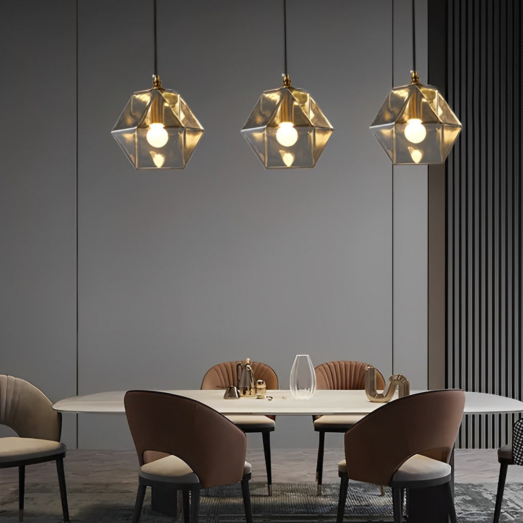 Creative Design Glass Metal Nordic Pendant Lighting Kitchen Island Lighting