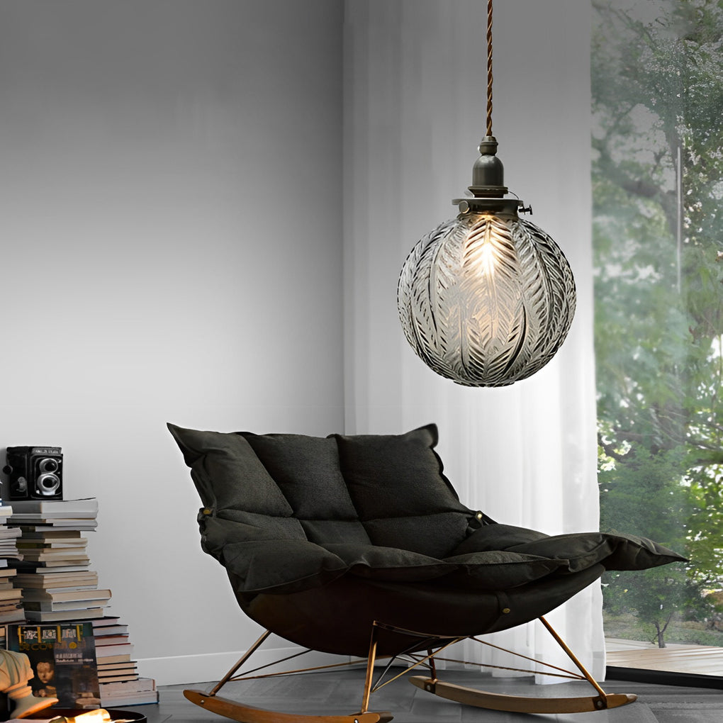 Creative Glass Ball Three Step Dimming LED Modern Pendant Lightings