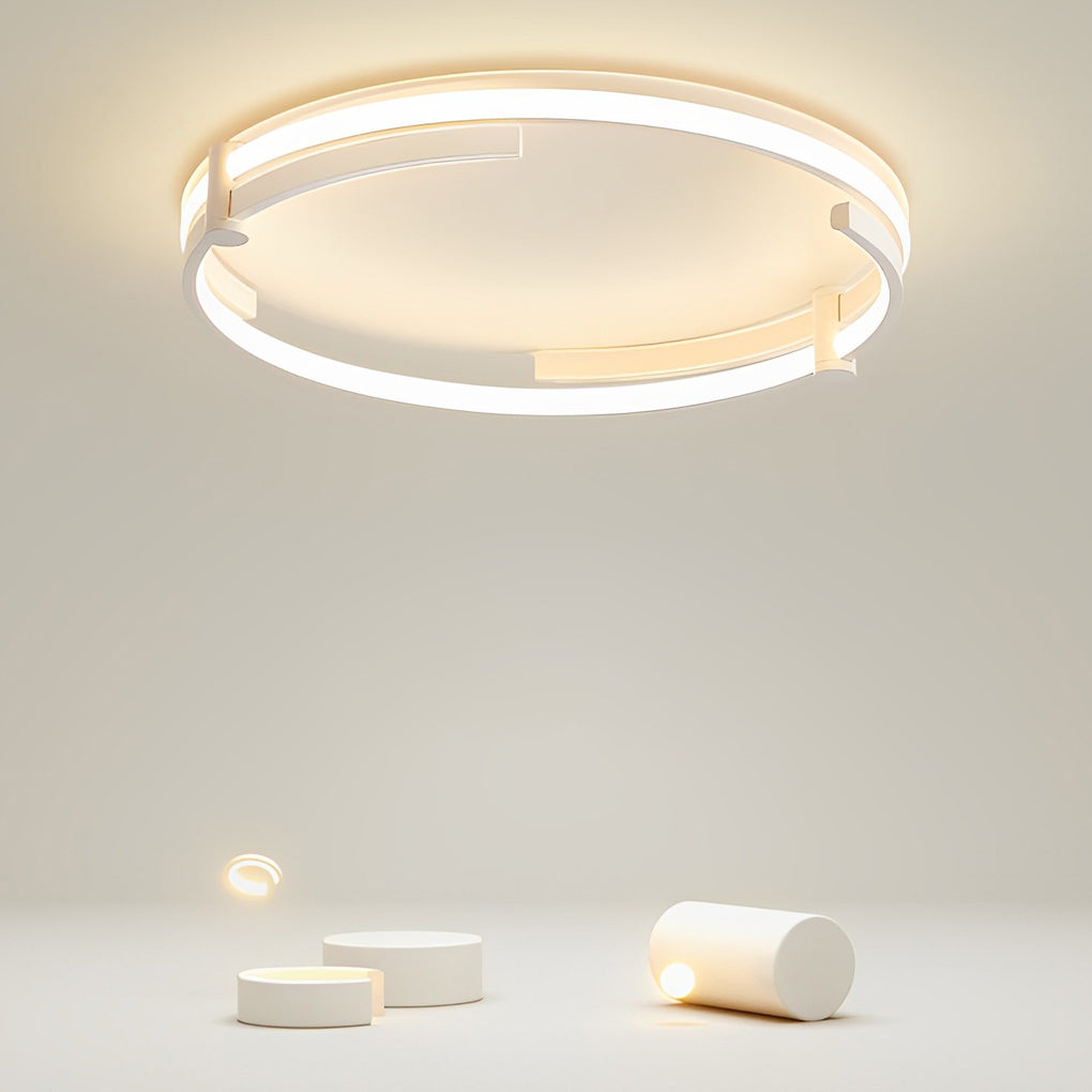 Round Creative LED Stepless Dimming with Remote Modern Ceiling Lightings