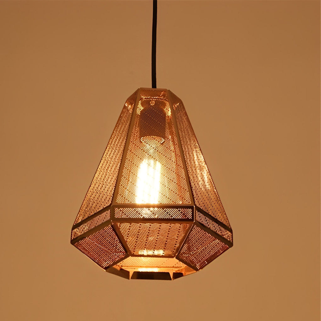Electroplated Stainless Steel Creative Geometric Nordic Pendant Lightings