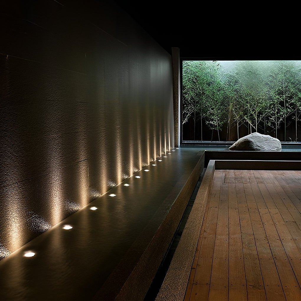 Lux Bright White Stainless Steel 1.5W LED In - Ground Well Lights for Decks and Steps