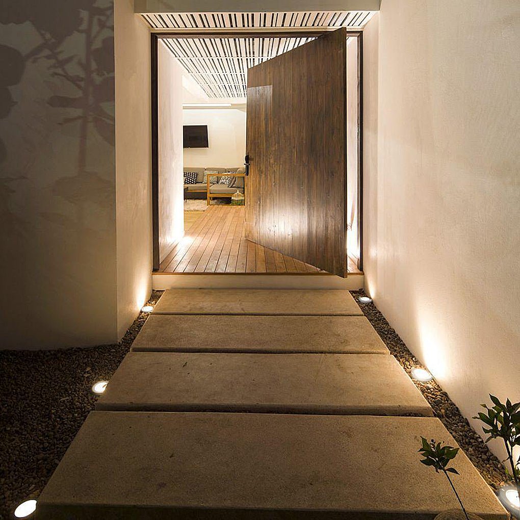 Eco - Friendly Radiance 8 - Piece LED Solar Step Inground Lighting Set for Outdoor