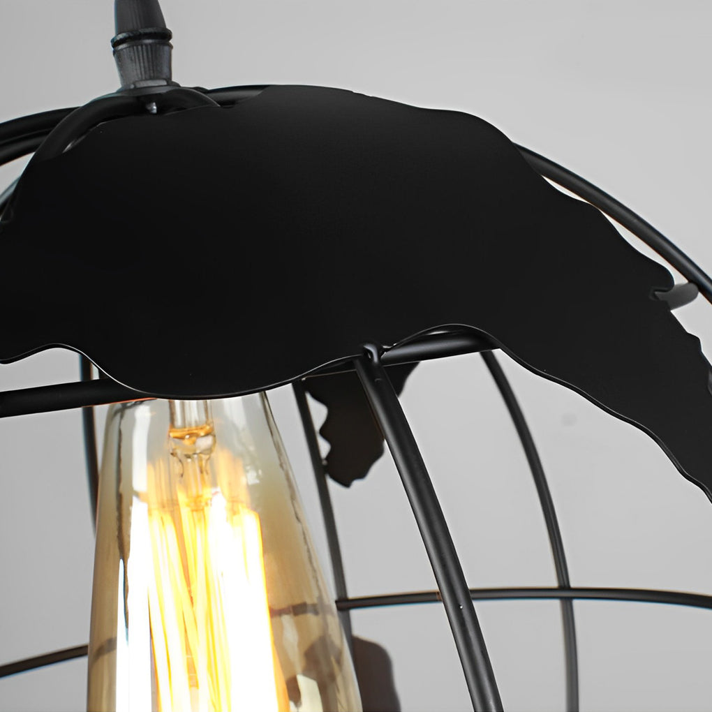 Creative Iron Globe Decorative Retro Industrial Style Chandelier Light Design