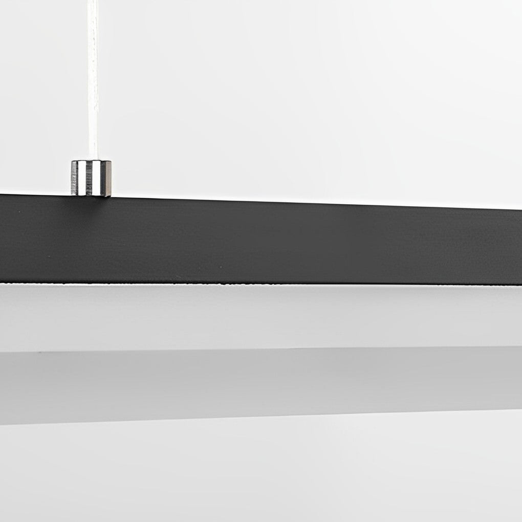 Minimalist Creative LED Linear Lights Neutral Light Metal Modern Pendant Lighting