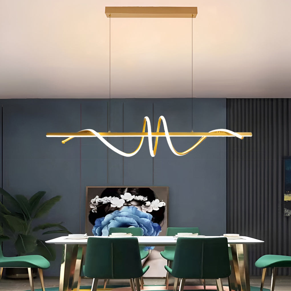 Creative LED Stepless Dimming Nordic Kitchen Chandeliers Ceiling Lighting