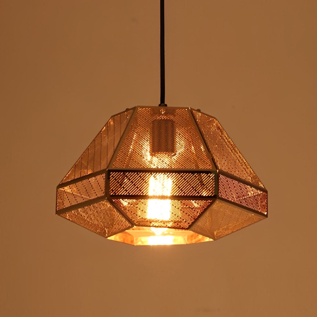 Electroplated Stainless Steel Creative Geometric Nordic Pendant Lightings