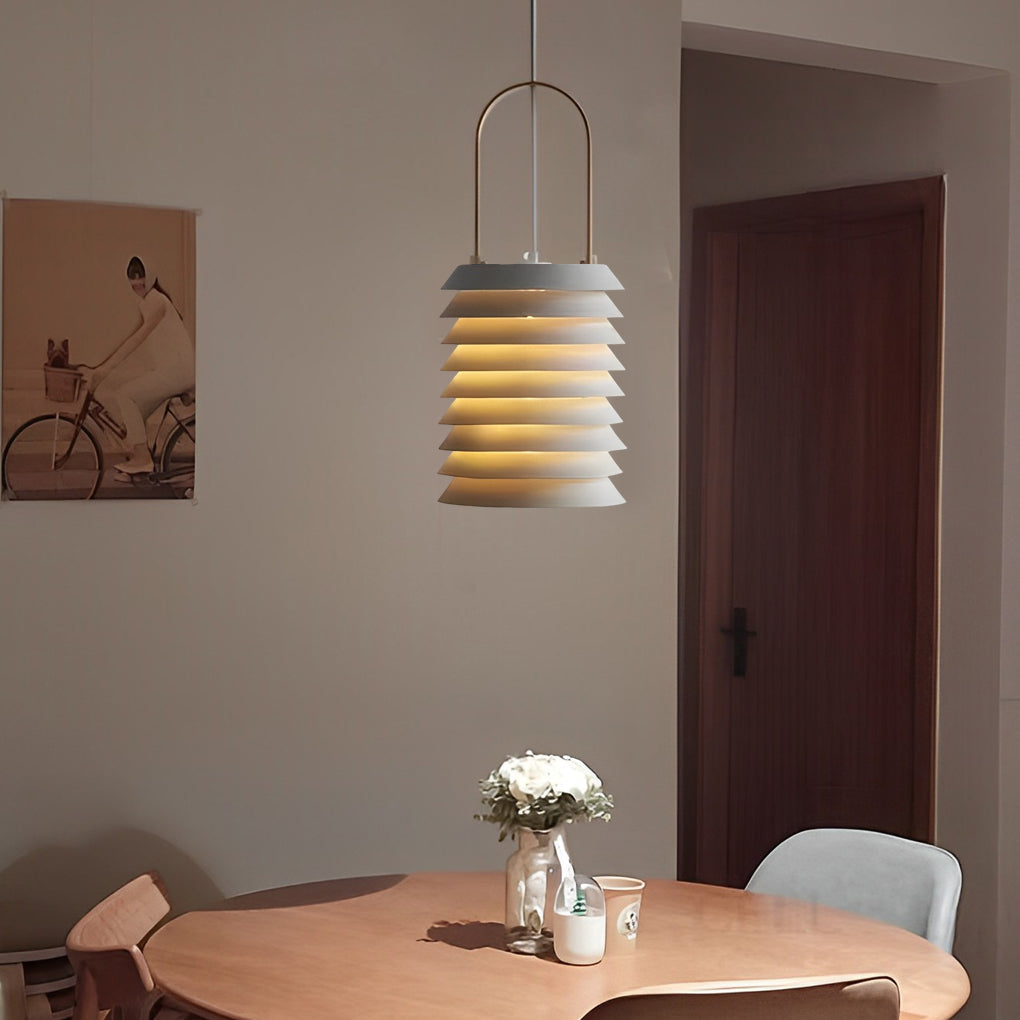 Creative Multi-layer Metal Minimalist Nordic Pendant Light Hanging Light Fixture
