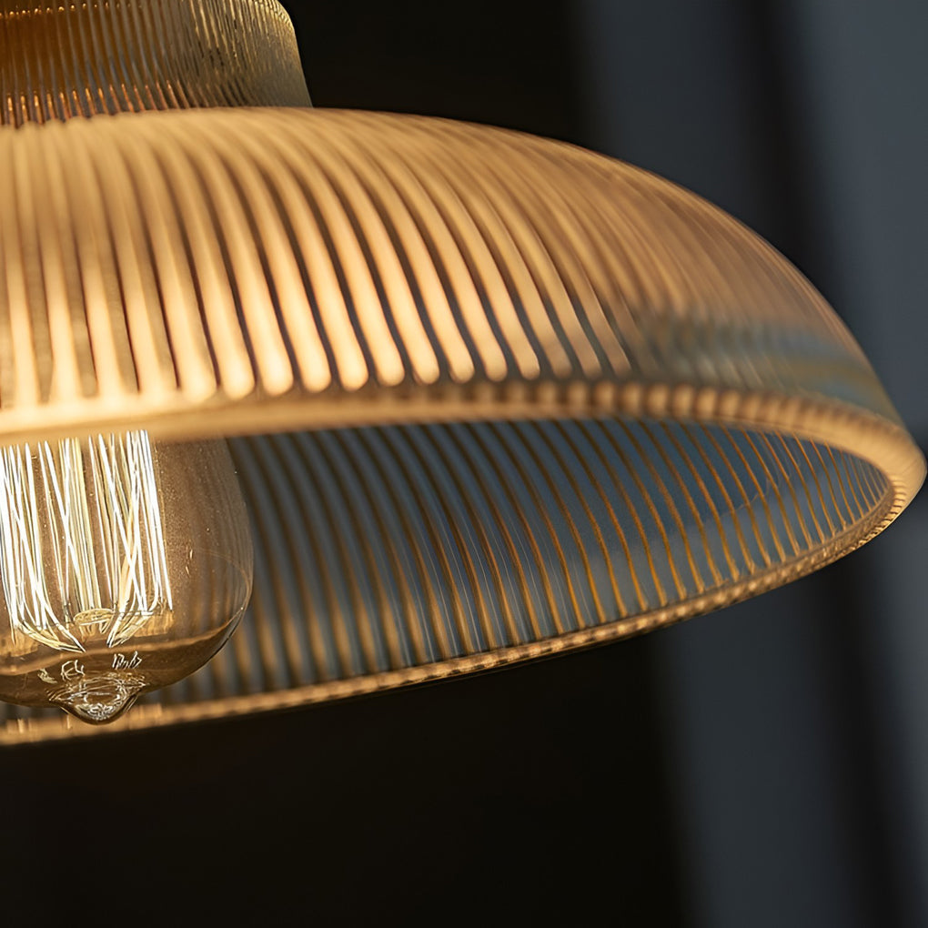 Vintage Round Glass Copper E27 Nordic Chandelier Hanging Ceiling Lightings