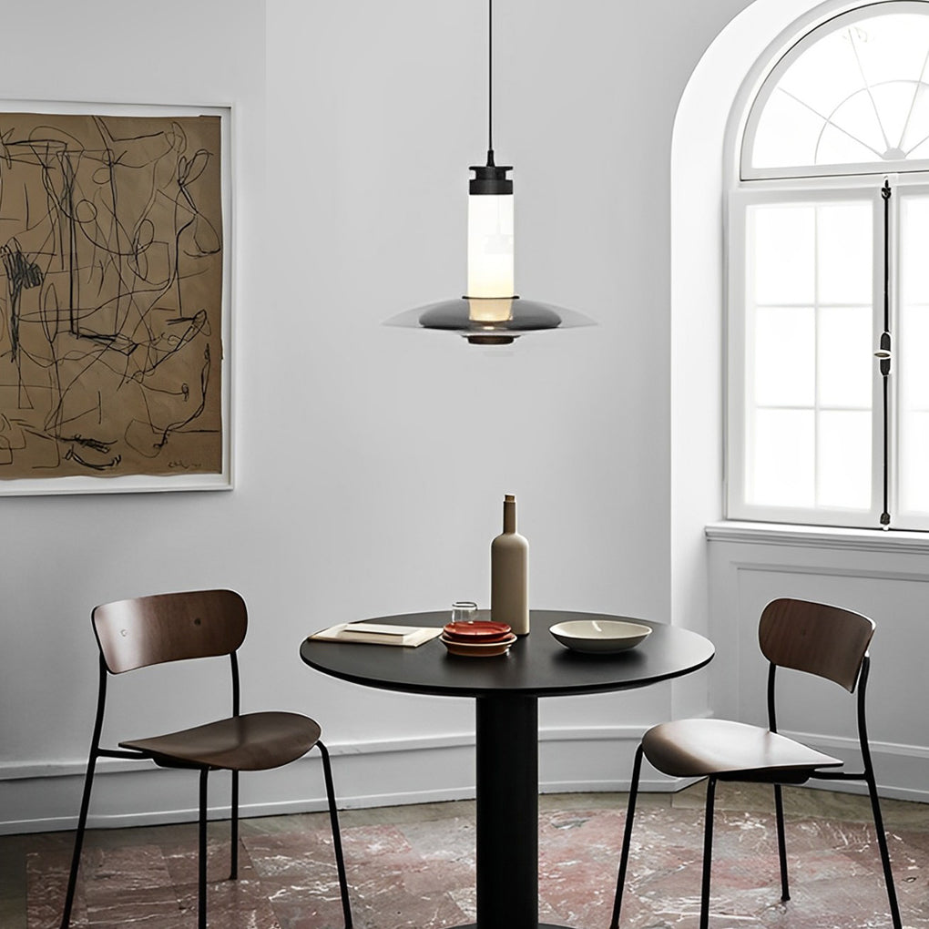 Minimalist Creative Round Glass LED Modern Pendant Lightings Chandelier