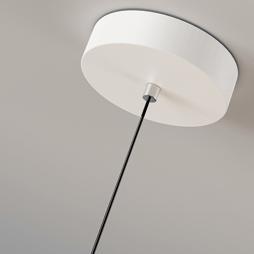 Circular Rings Creative Three Step Dimming LED Modern Chandelier Light Design