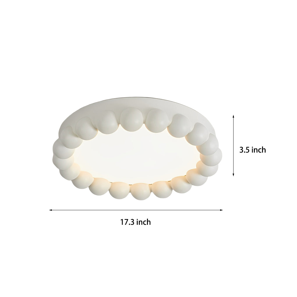 Round Artistic Handmade Three Step Dimming LED Nordic Ceiling Lightings