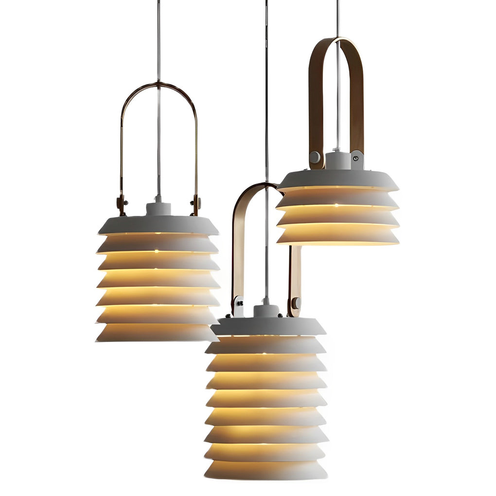 Creative Multi-layer Metal Minimalist Nordic Pendant Light Hanging Light Fixture