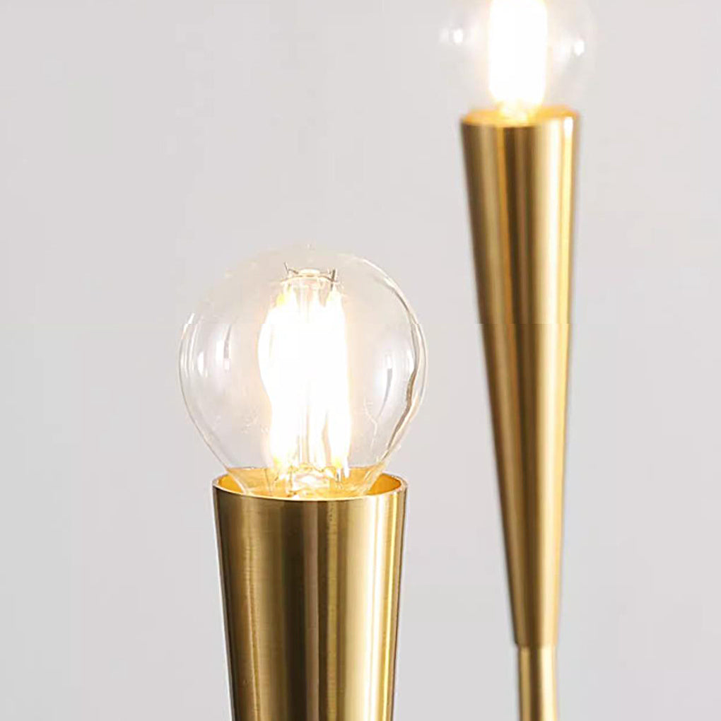 6/9-Light Retro Candlelight 3 Step Dimming LED French Style Chandelier Design