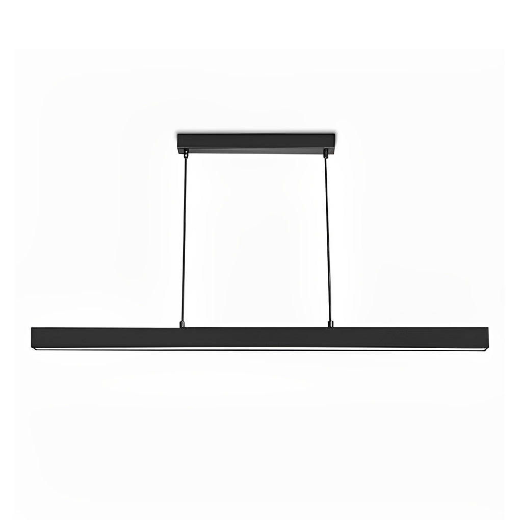 30'' Rectangular Modern Black Pendant Lighting Vintage Pendant Lighting