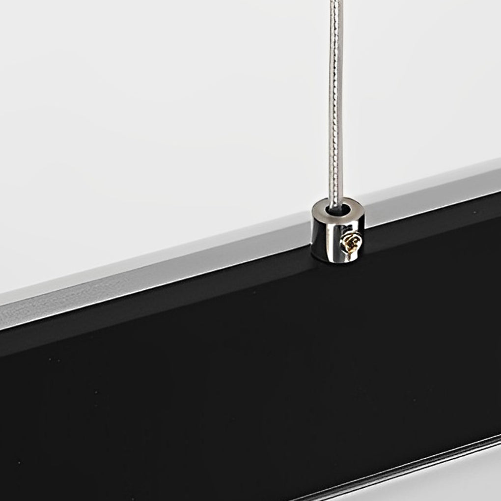 Minimalist Creative LED Linear Lights Neutral Light Metal Modern Pendant Lighting