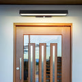 Outdoor Motion Sensor Black Rectangle Wall Light |  Dazuma