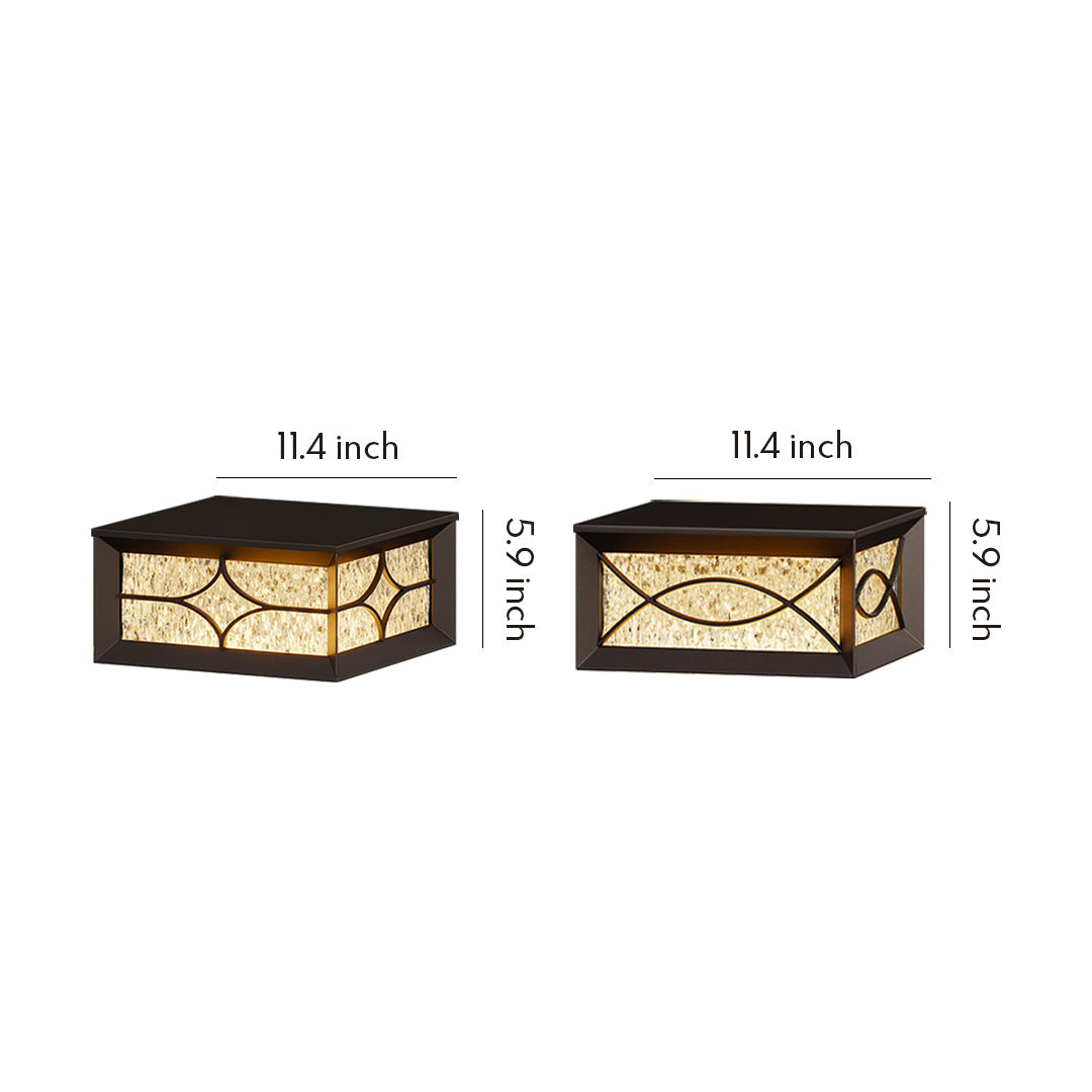Exterior Pillar Light Waterproof Fence Gate Post Light
