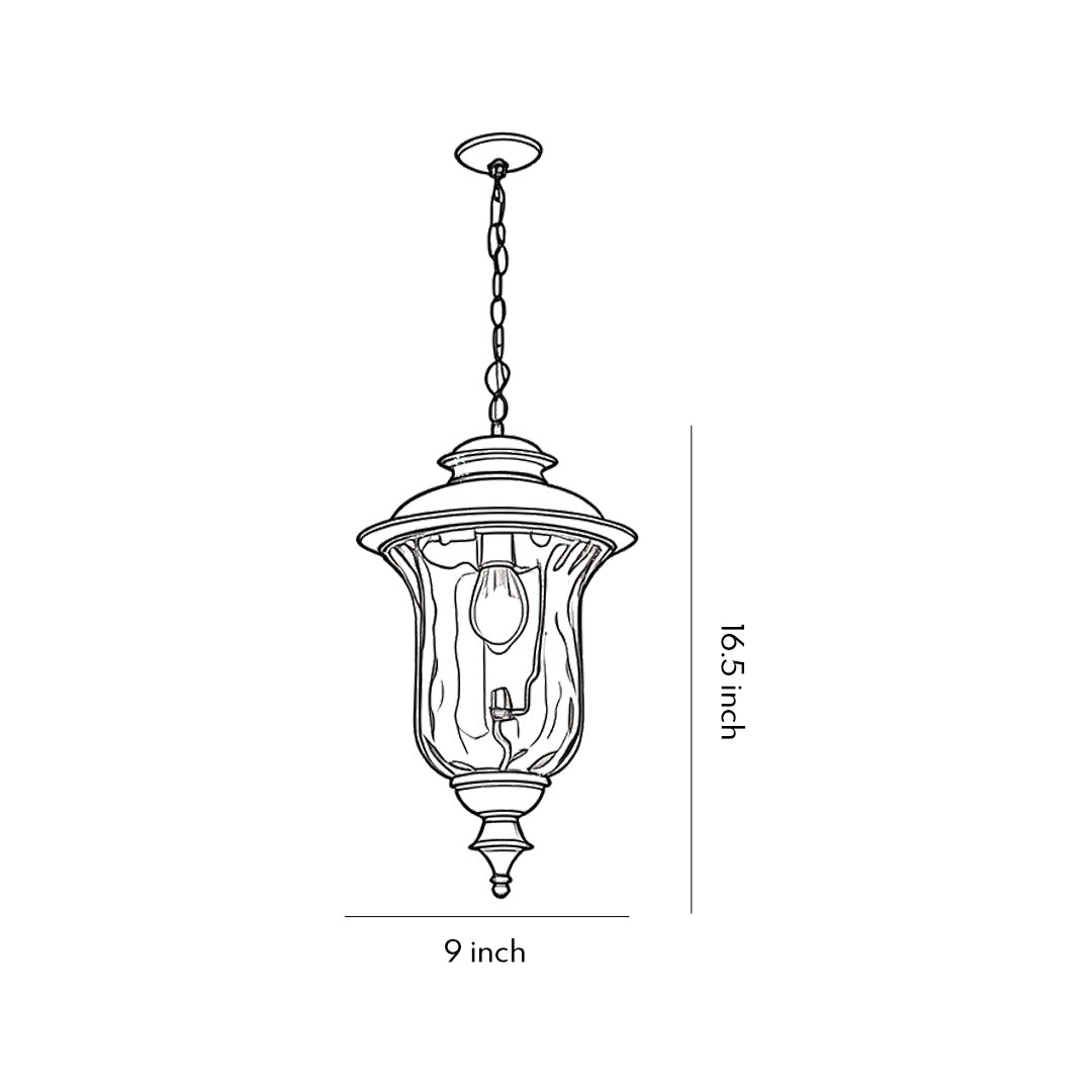 Industrial Metal Pendant Light Aluminum Weatherproof Ceiling Light