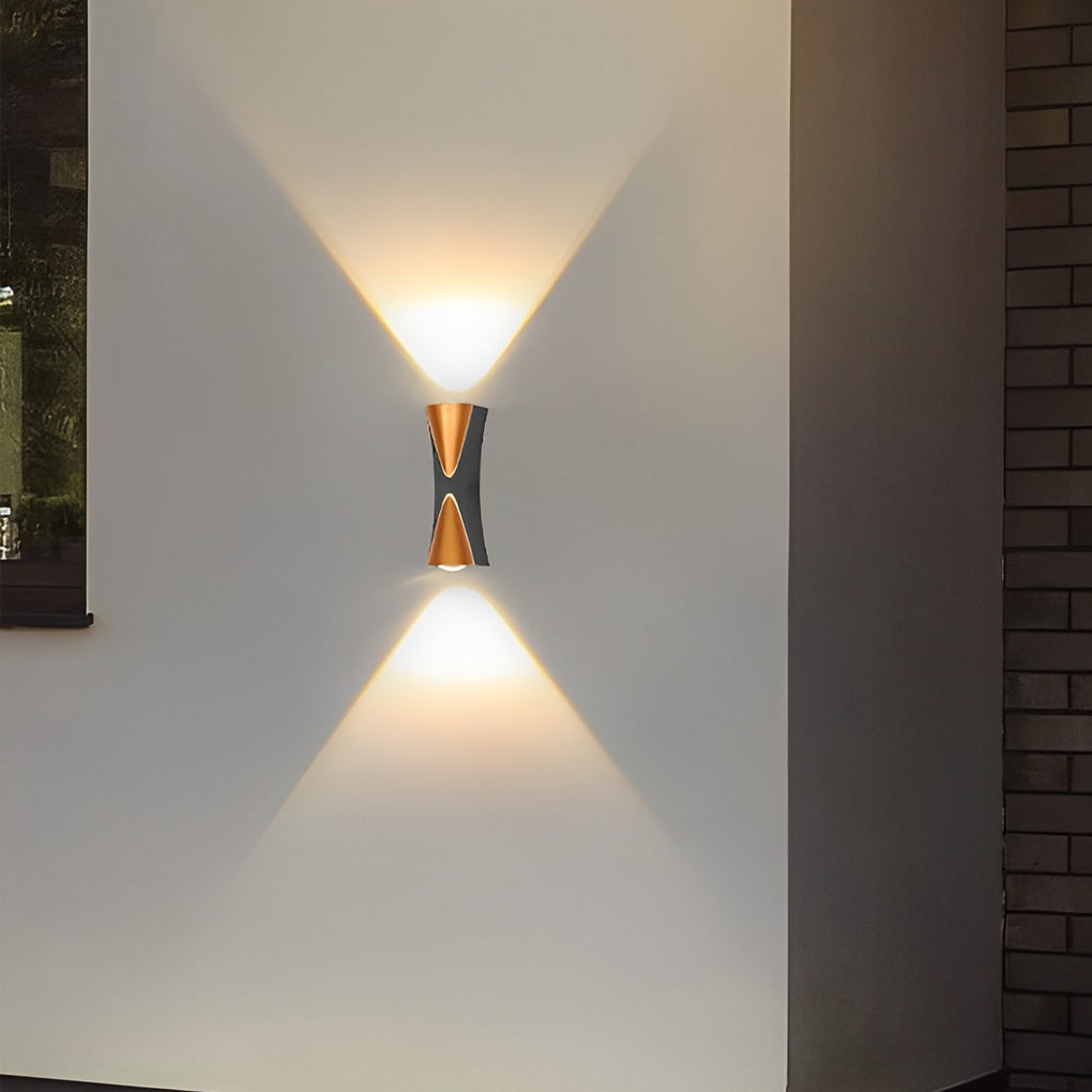 Creative Up and Down Lights LED Waterproof Modern Outdoor Wall Lamp | Dazuma
