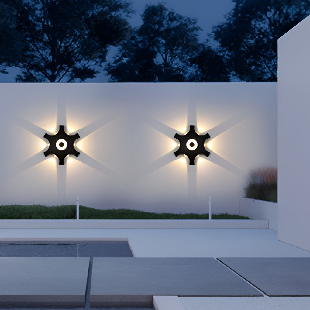 Flower Shaped LED Waterproof Nordic Wall Washer Lights Wall Sconces Lighting | Dazuma