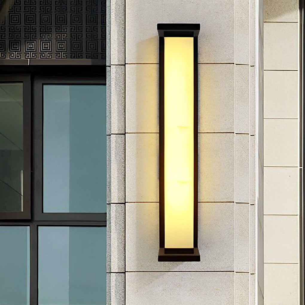 Strip Minimalist Waterproof Stainless Steel Modern Outdoor Wall Lights | Dazuma