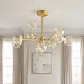 Modern Glass Globe Chandelier Full Sky Star Ceiling Light