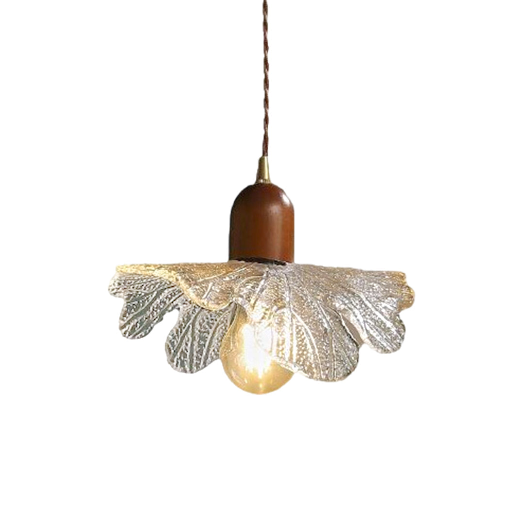 Lotus Light Pendant Japanese Retro Leaf Small Pendant Light Fixtures