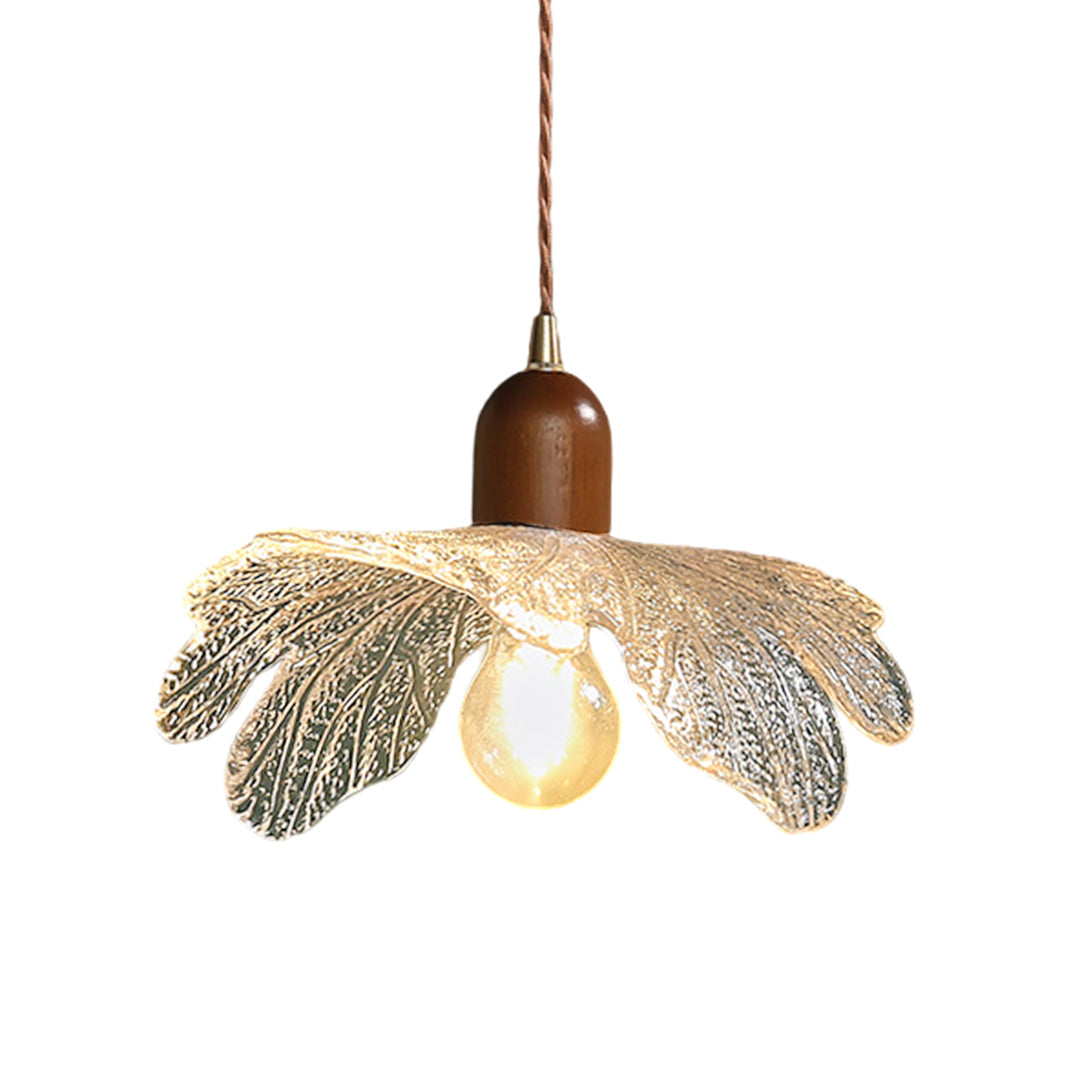 Lotus Light Pendant Japanese Retro Leaf Small Pendant Light Fixtures