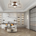 Unique Metal Star Design LED Modern Ceiling Lightings Flush Mount Lighting