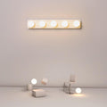 LED Wall Sconces with 5 Heads Small Spherical Adjustable Spotlight