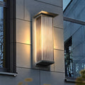 Rectangular Waterproof LED 3w Modern Outdoor Solar Wall Sconces Lighting | Dazuma