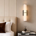 Cylinder Wall Sconce Modern Solid Copper Cloud Stone Lamp