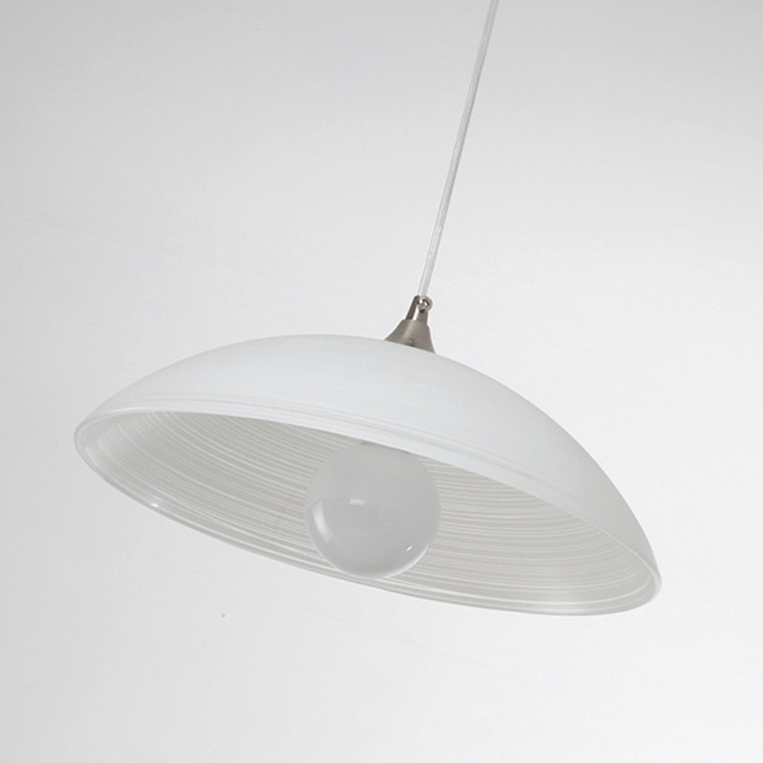 Japanese Style Pendant Lighting Retro Water Pattern Glass Light