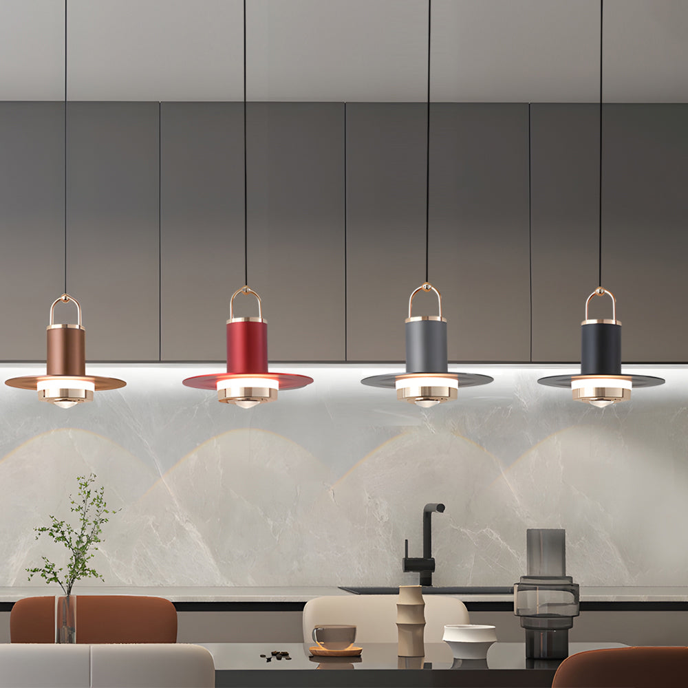 Small Simple Creative Metal Glass Nordic Hanging Lights Pendant Light Fixture