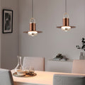 Small Simple Creative Metal Glass Nordic Hanging Lights Pendant Light Fixture