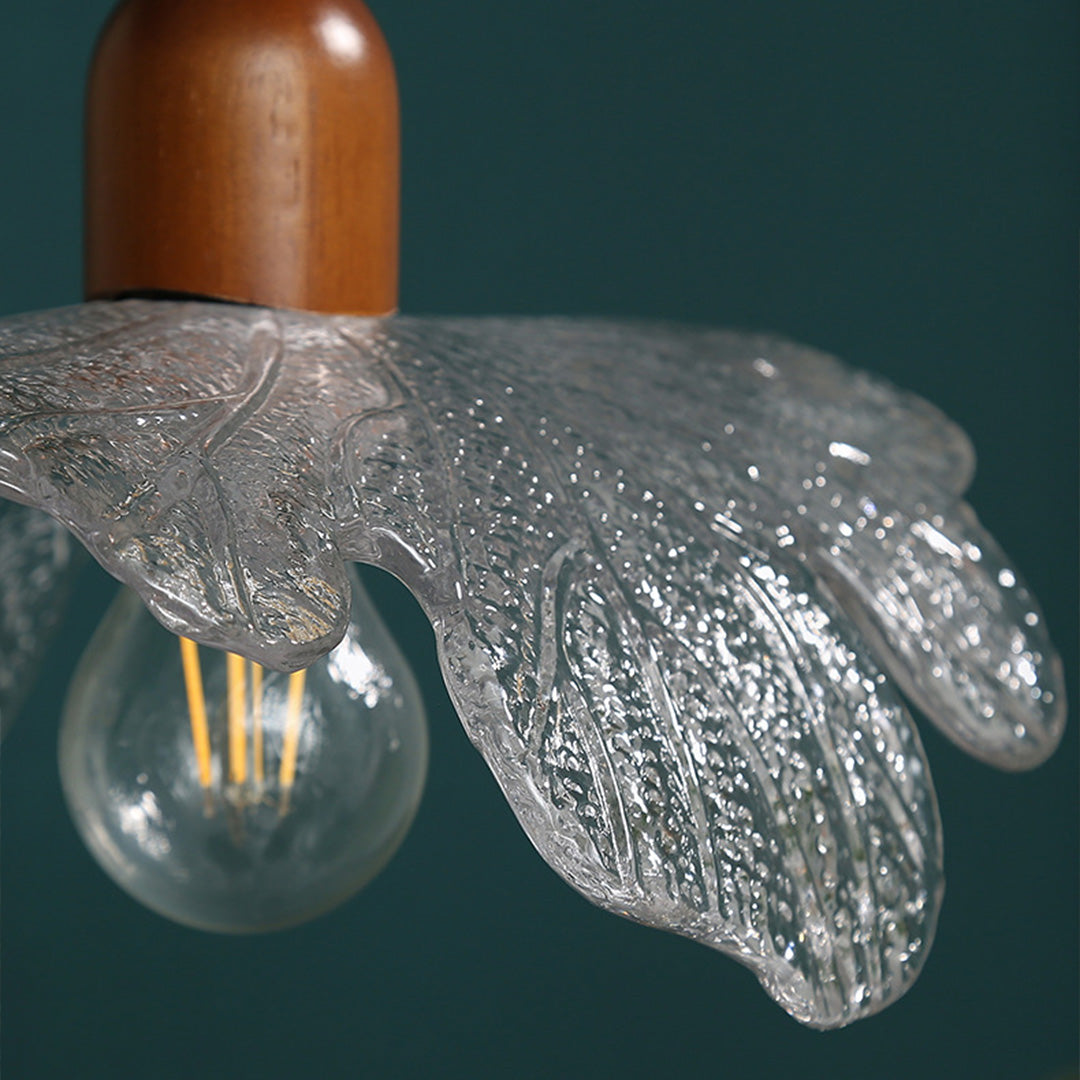 Lotus Light Pendant Japanese Retro Leaf Small Pendant Light Fixtures