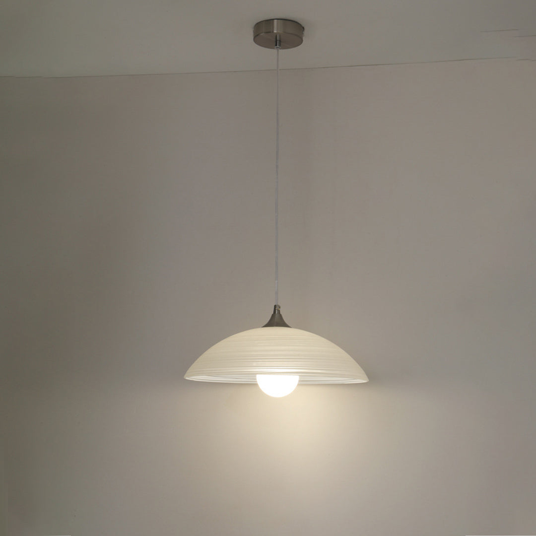 Japanese Style Pendant Lighting Retro Water Pattern Glass Light