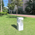 White Landscape Lights Outdoor Waterproof  Decorative Hollow Bollard Light