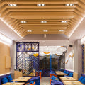 Square Recessed Downlights Modern Grille Recessed Ceiling Lights