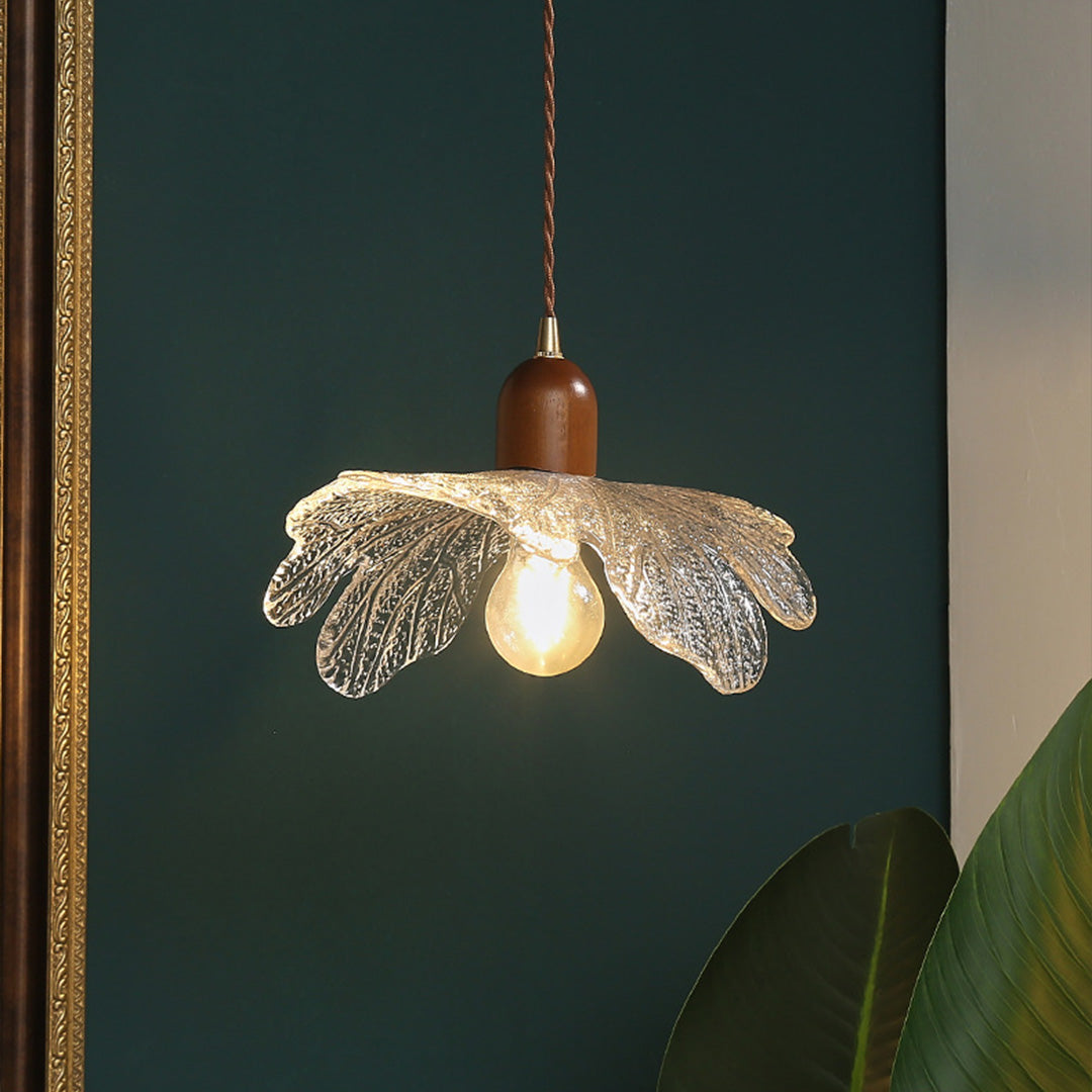 Lotus Light Pendant Japanese Retro Leaf Small Pendant Light Fixtures