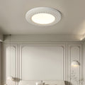 Retro Flush Mount Light Carved Resin Elegant Acrylic Ceiling Light
