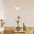 Japanese Style Pendant Lighting Retro Water Pattern Glass Light