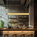 Vintage Style Pendant Lights Creative Long Strip Ceiling Light