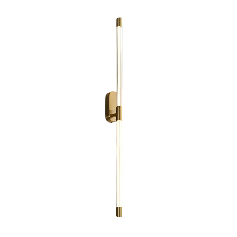 Acrylic Tube Tall Linear Wall Semi - Flush Mount Sconce