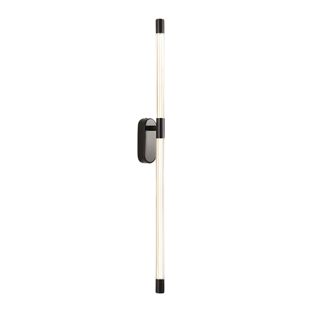 Acrylic Tube Tall Linear Wall Semi - Flush Mount Sconce